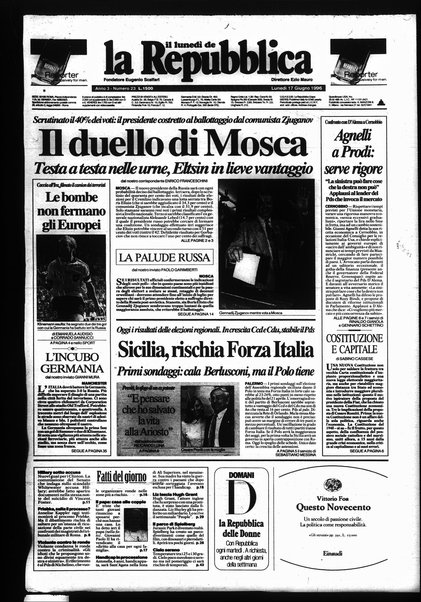 Il lunedì de La repubblica